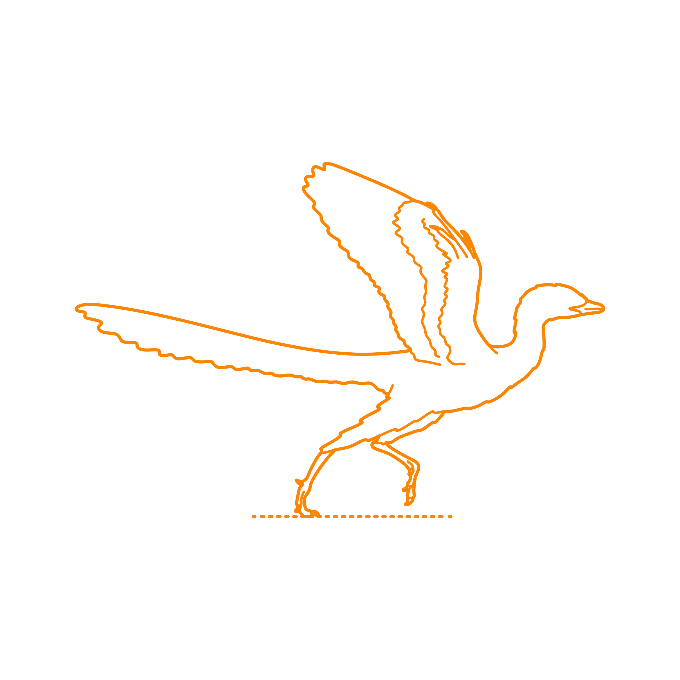 Animals Dinosaurs Archaeopteryx Outline Drawing Svg Vector Free Vectors